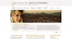 Desktop Screenshot of fundacionsantostoledano.com